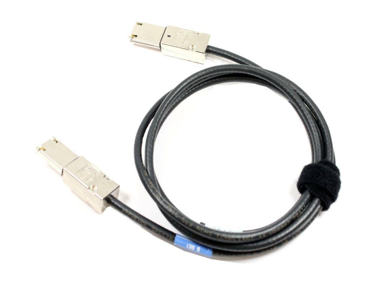 LOT 2x EMC 038-003-787 REV A12 MINI SAS TO MINI SAS AMPENOL 2M CABLE