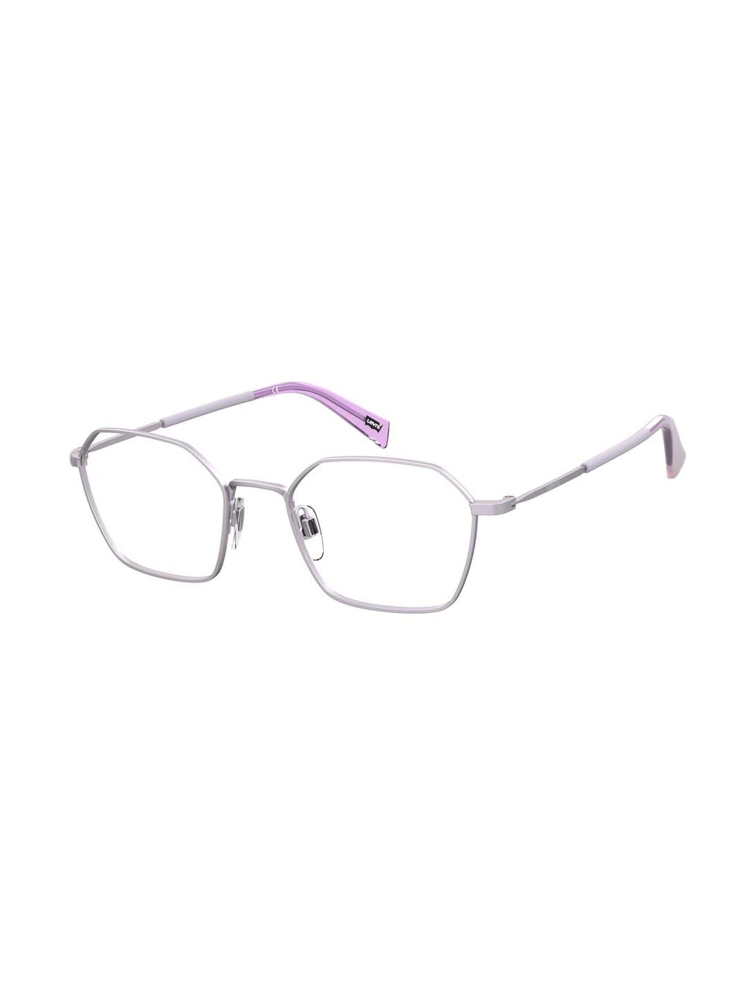 Levi's Purple Geometric Unisex Eye Frames