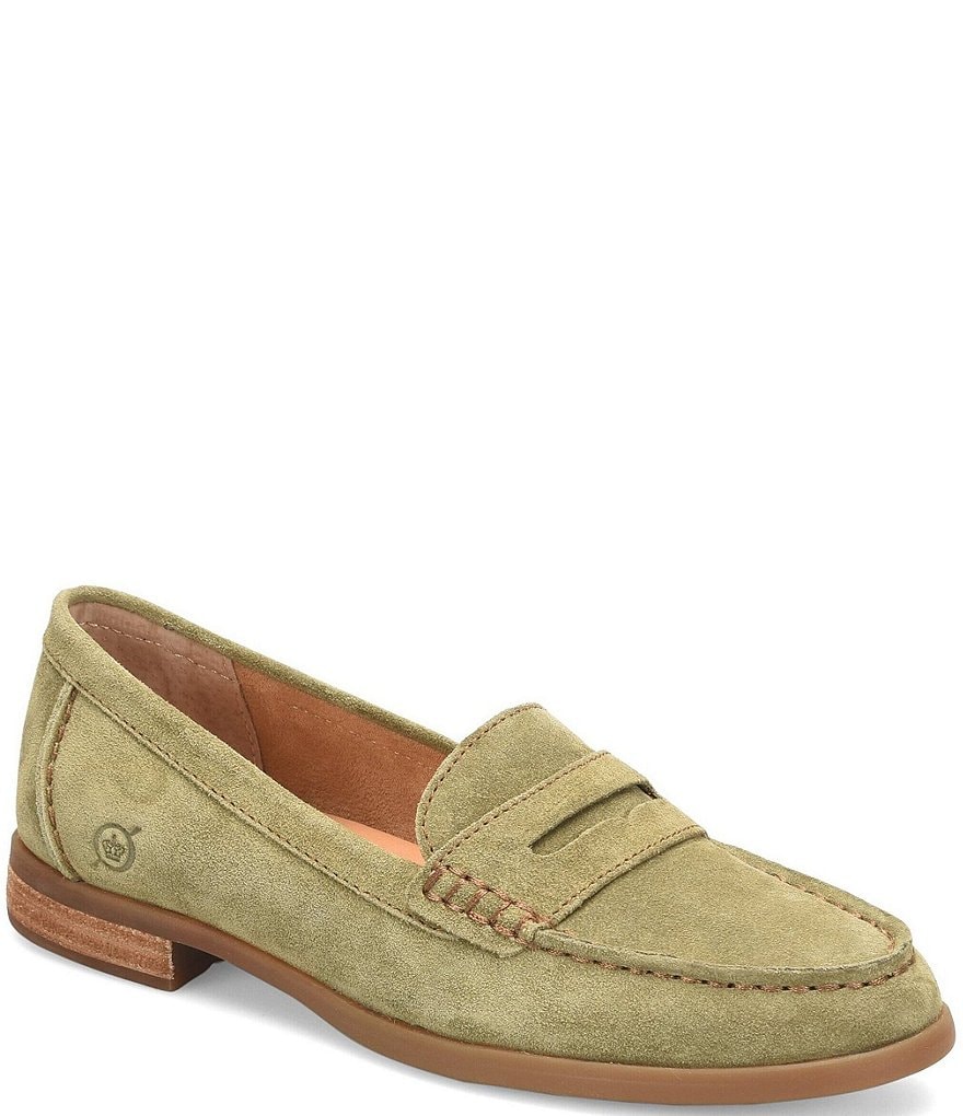 Trotters Harlow Lizard Patent Suede Leather Slip-Ons