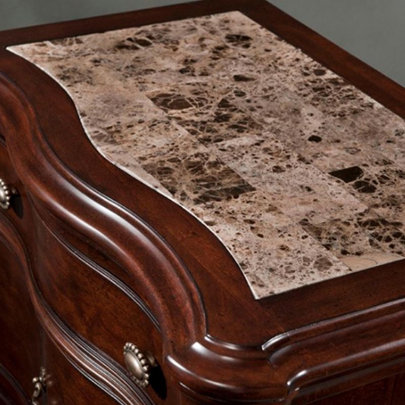 6pc King Tomlyn Storage Bedroom Set Dark Cherry - Picket House Furnishings