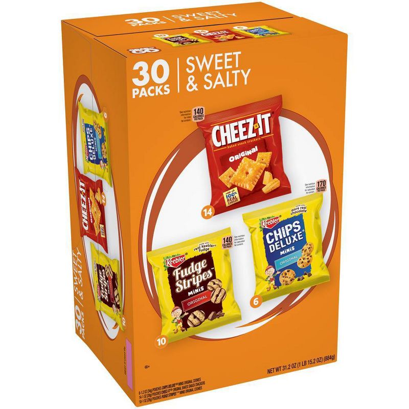 Keebler Cookies Sweet and Salty Variety Pack - 30ct