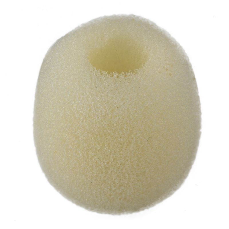 BQLZR 10pcs Yellow Wind Shield Mic Foam Cover 8mm Dia EY-M03 for Headset Microphone