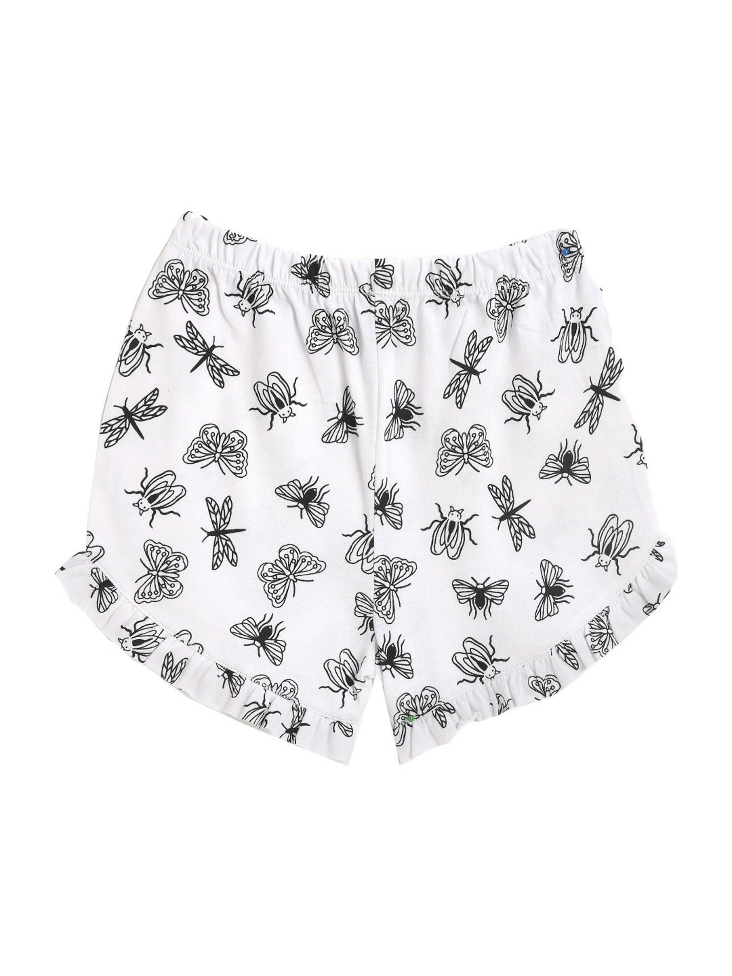 Kids Craft White Cotton Printed T-Shirt & Shorts