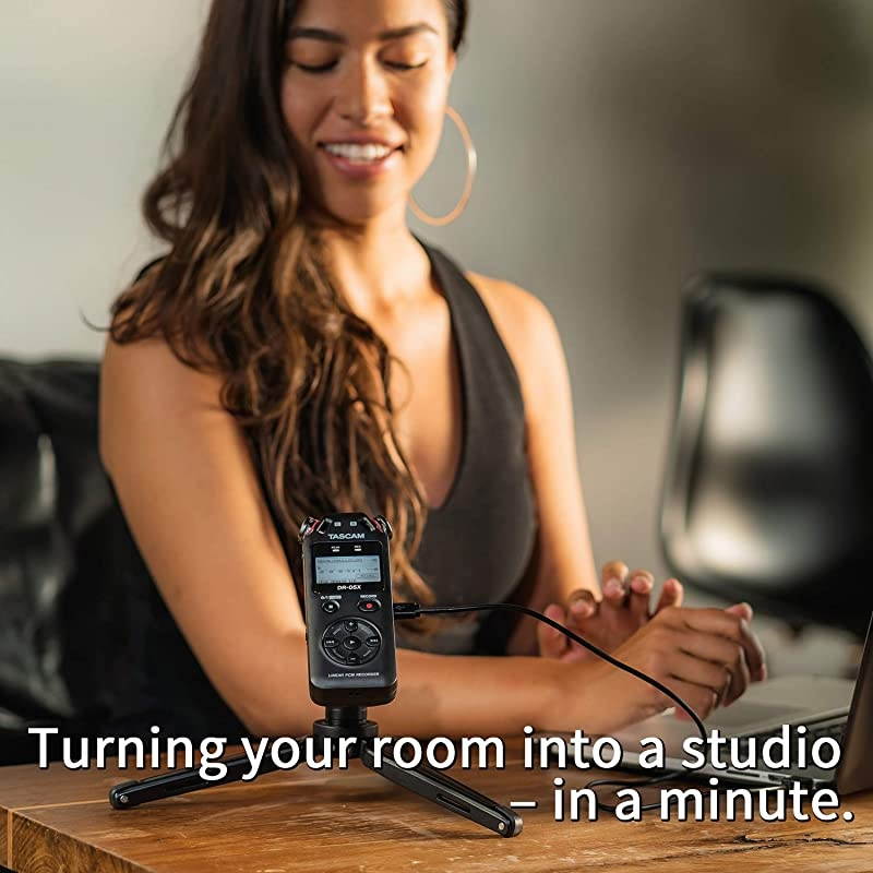 DR05X Stereo Handheld Digital Recorder and USB Audio Interface DR05X DR05X