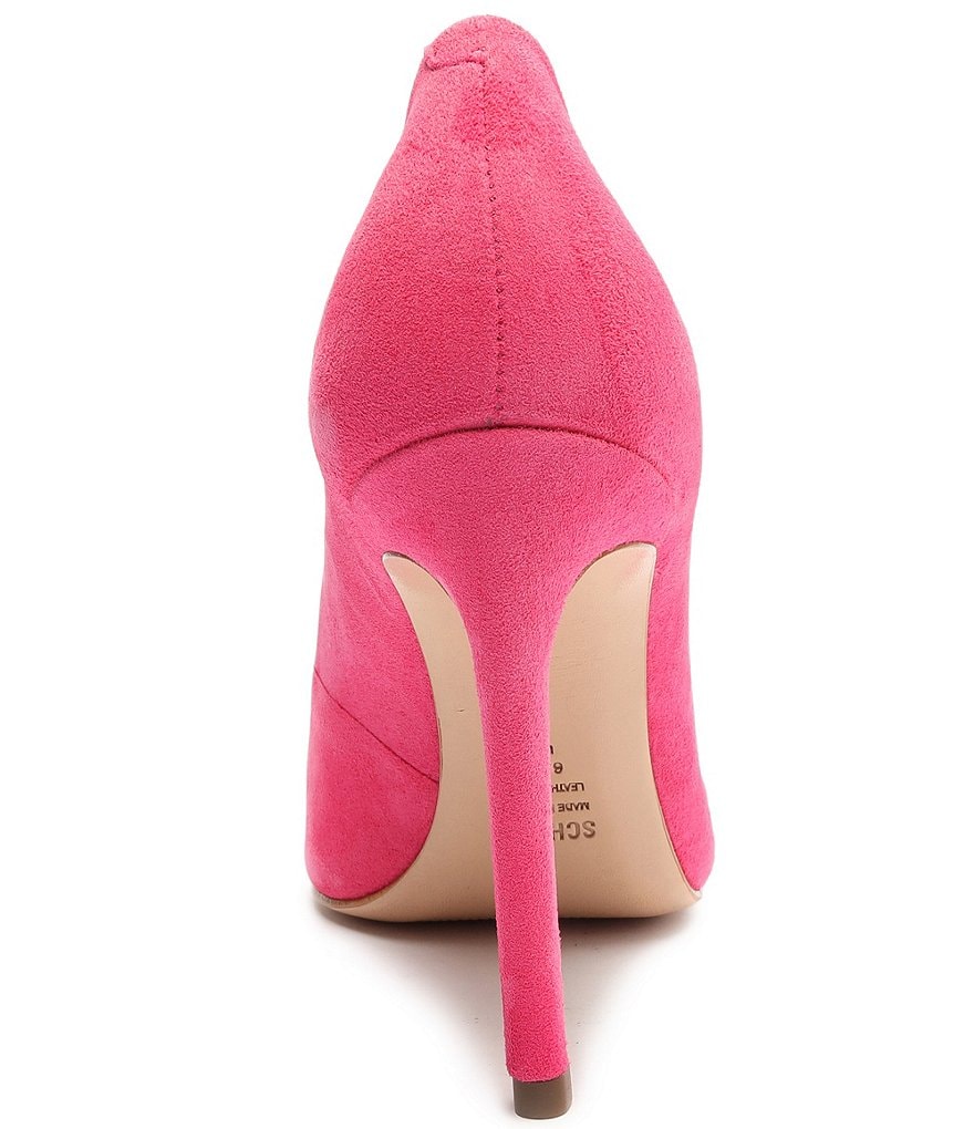 Schutz Lou Suede Pointed Toe Pumps