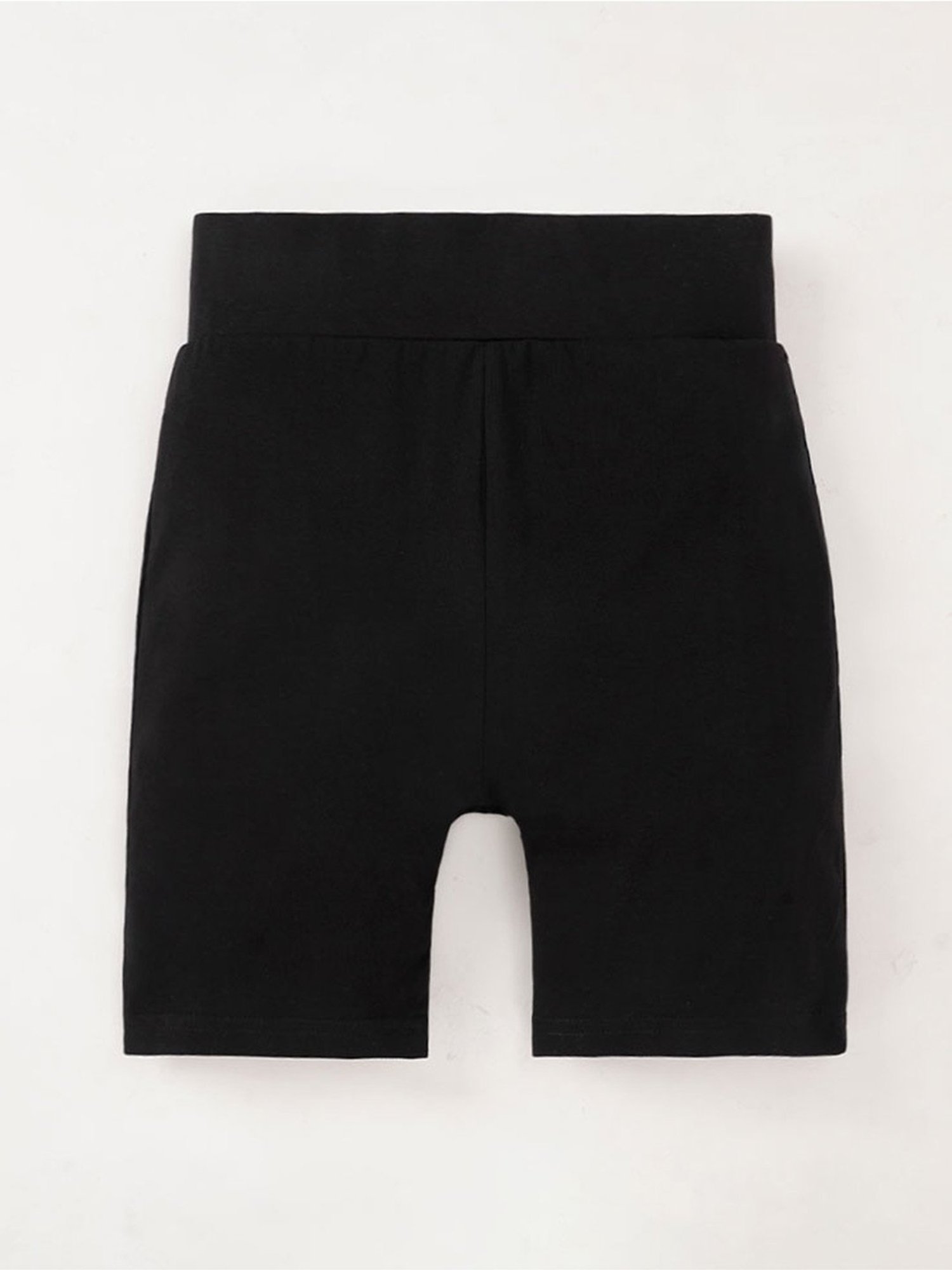 Edheads Kids Black Cotton Regular Fit Shorts