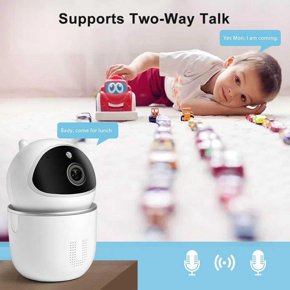Home Security WIFI Camera 1080P Wireless IP Camera Baby Monitor with Motion Detection P/T/Z Security Camera,