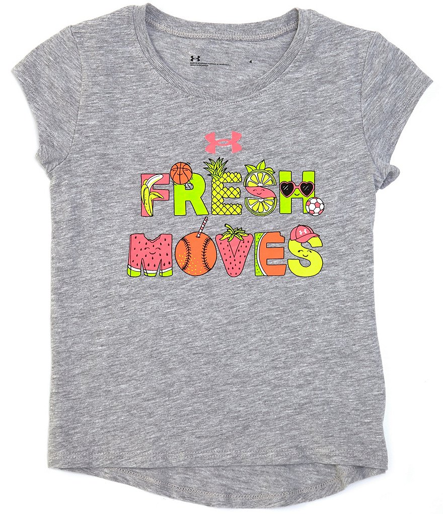 Under Armour Little Girls 2T-6X Classic Varsity Tee