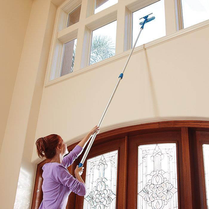 Unger Industrial 921061 10-Inch Combo Squeegee/Scruber