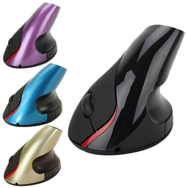 Newest Rechargeable Wireless Vertical Mouse Ergonomic design 5 Buttons 2.4G DPI 10M Optical Gaming Mice For Laptop Desktop PC