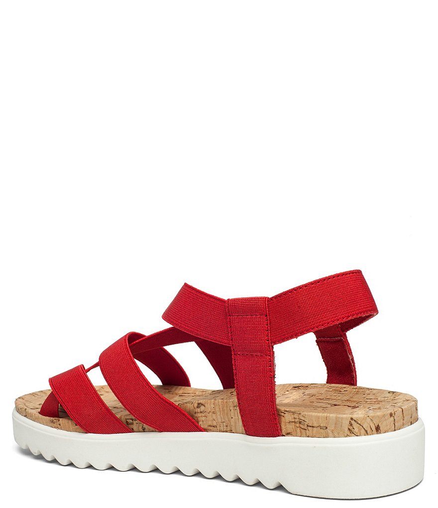 Me Too Mardi Toe Thong Elastic Platform Cork Sandals