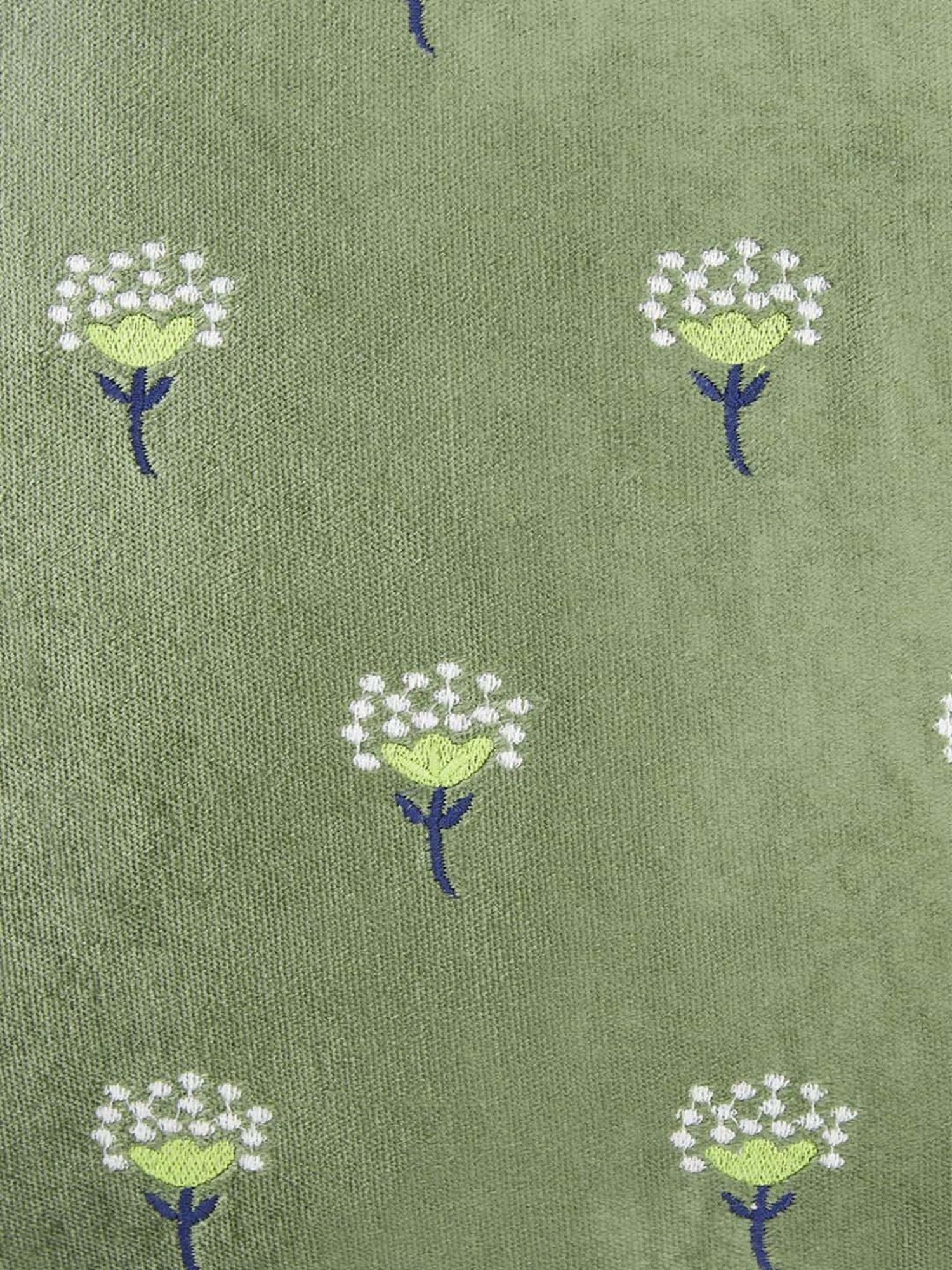 Living Scapes by Pantaloons Green Cotton Cushion Cover