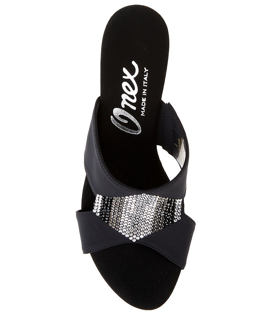 Onex Antonia Rhinestone Embellished Dress Slides