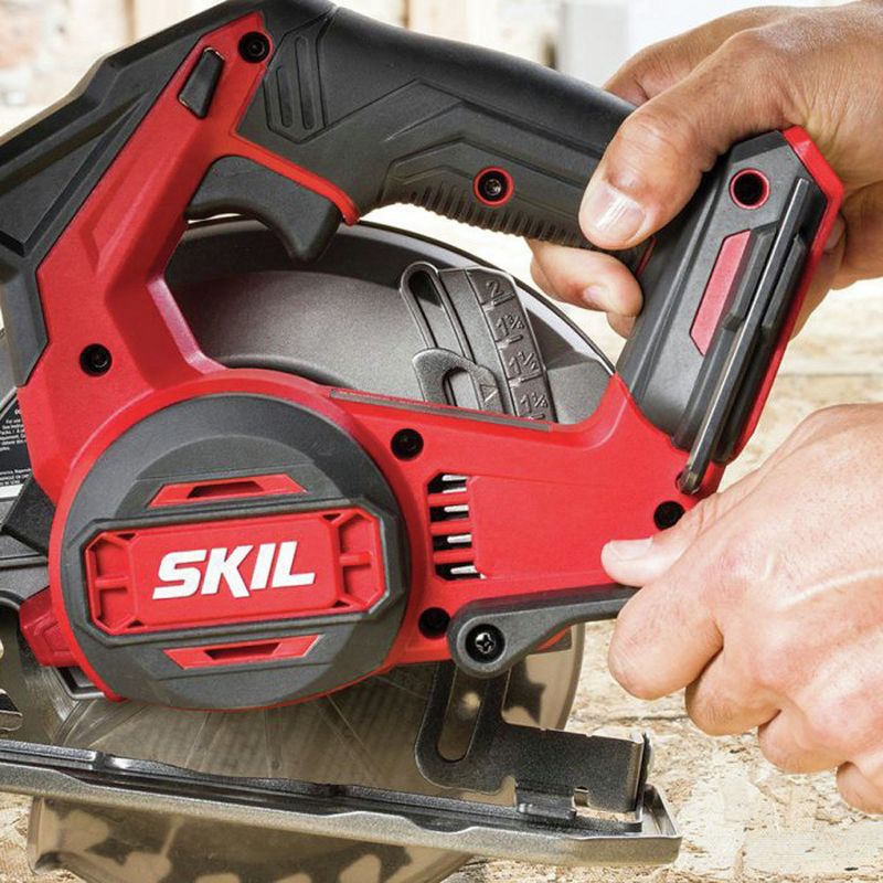 Skil CR5413-1A PWRCore 20 20V Brushless Lithium-Ion 6-1/2 in. Cordless Circular Saw Kit (4 Ah)