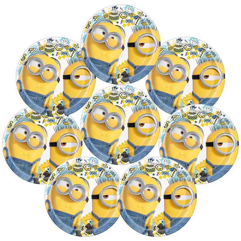 Despicable Me Minions 7" 8ct Party Paper Plates