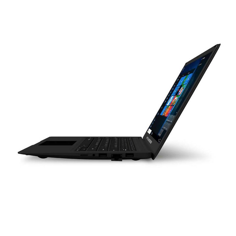 Hyundai Thinnote-A, 14.1" Celeron Laptop, 4GB RAM, 64GB Storage, Expandable 2.5" SATA HDD Slot, Windows 10 Home S Mode, English - Black