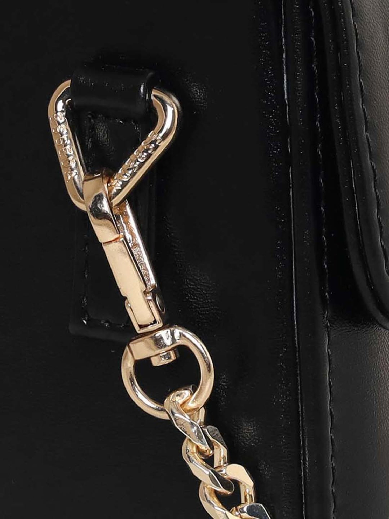 Esbeda Black Embellished Small Sling Handbag