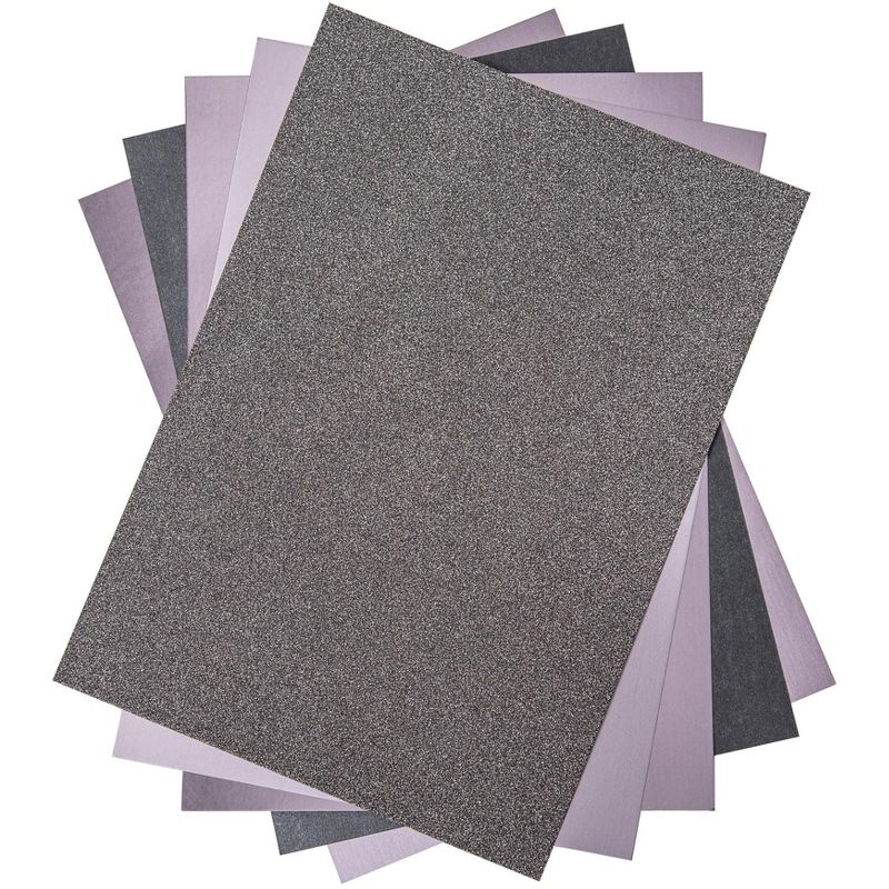 Sizzix Surfacez Opulent Cardstock Pack 8"X11.5" 50/Pkg-Charcoal