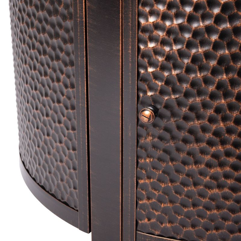 Weyland Round LPG Fire Pit - Antique Bronze - Fire Sense