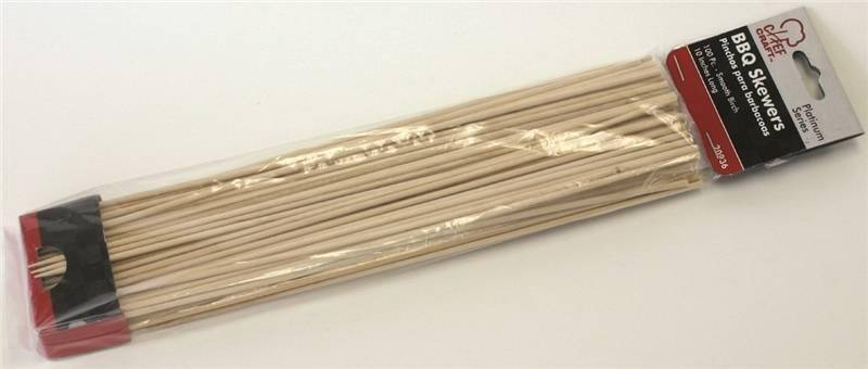 Skewer Bbq 10in Birch 100pc (Pack of 9)