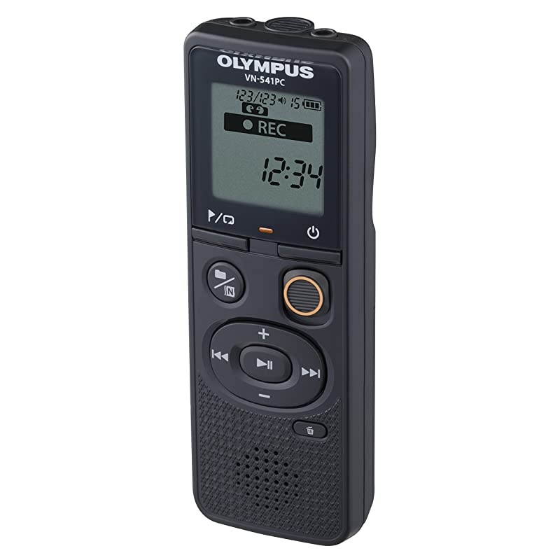 VN541PC Voice Recorder with 4GBM PC Link Onetouch Recording Black ModelVN541PC Black