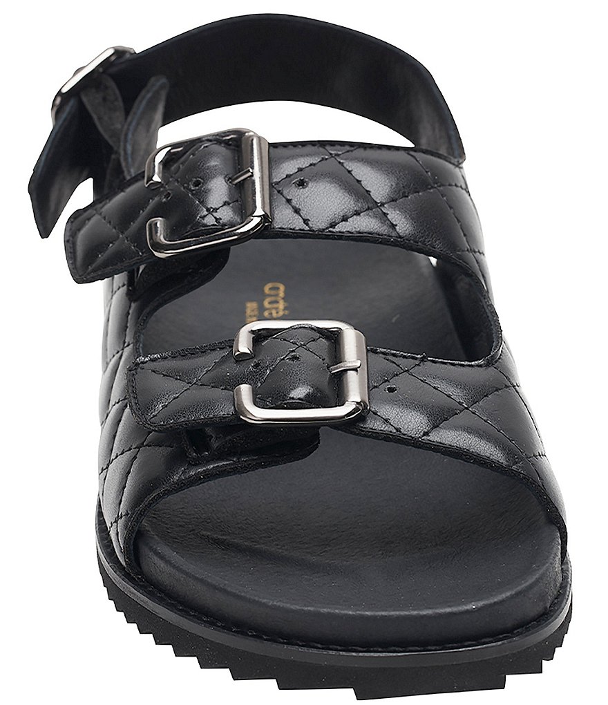 Andre Assous Moira Quilted Buckled Sandals