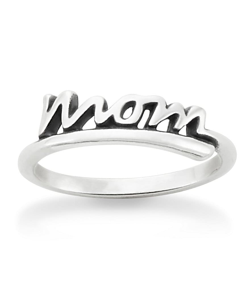 James Avery Mom Script Ring