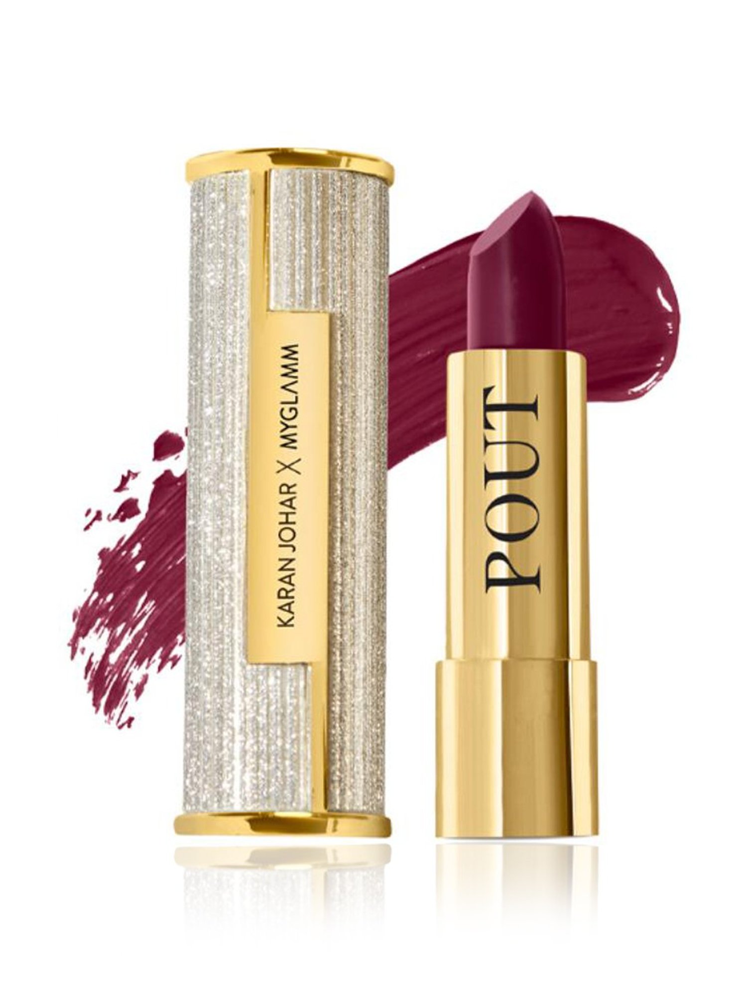 MyGlamm Pout by Karan Johar Luxe Plumping Lipstick Wine N Pout - 3.5 gm