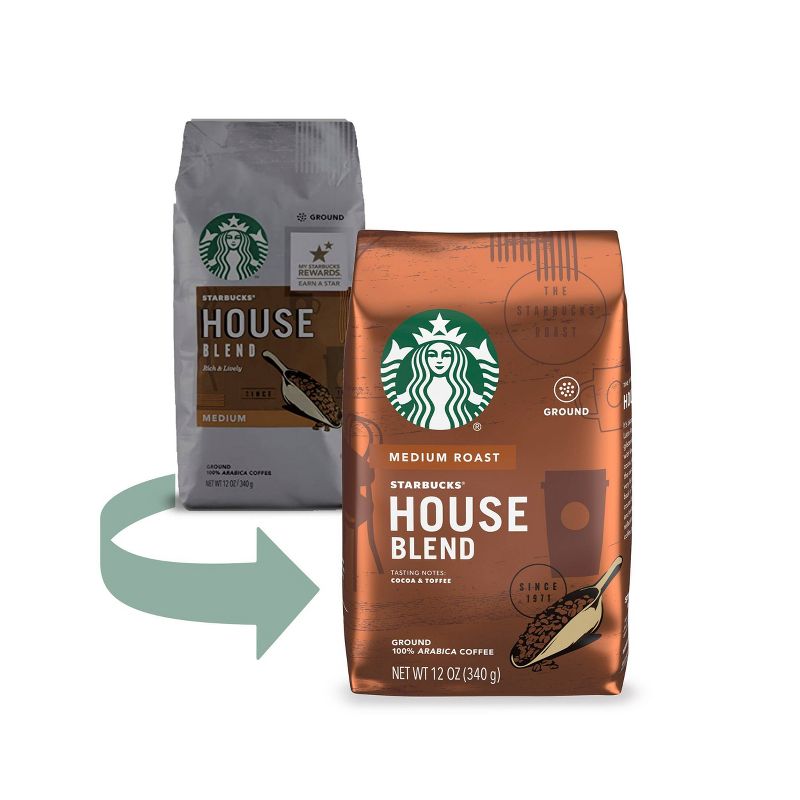 Starbucks House Blend Medium Roast Ground Coffee - 12oz