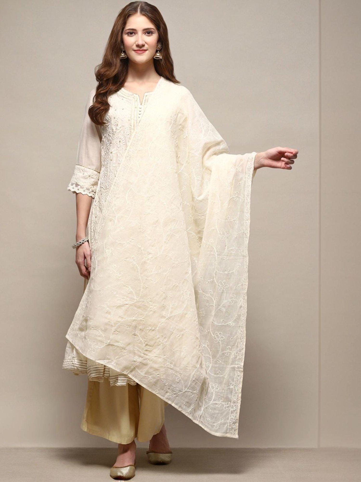 Stylum Multicolor Block Print Dupatta