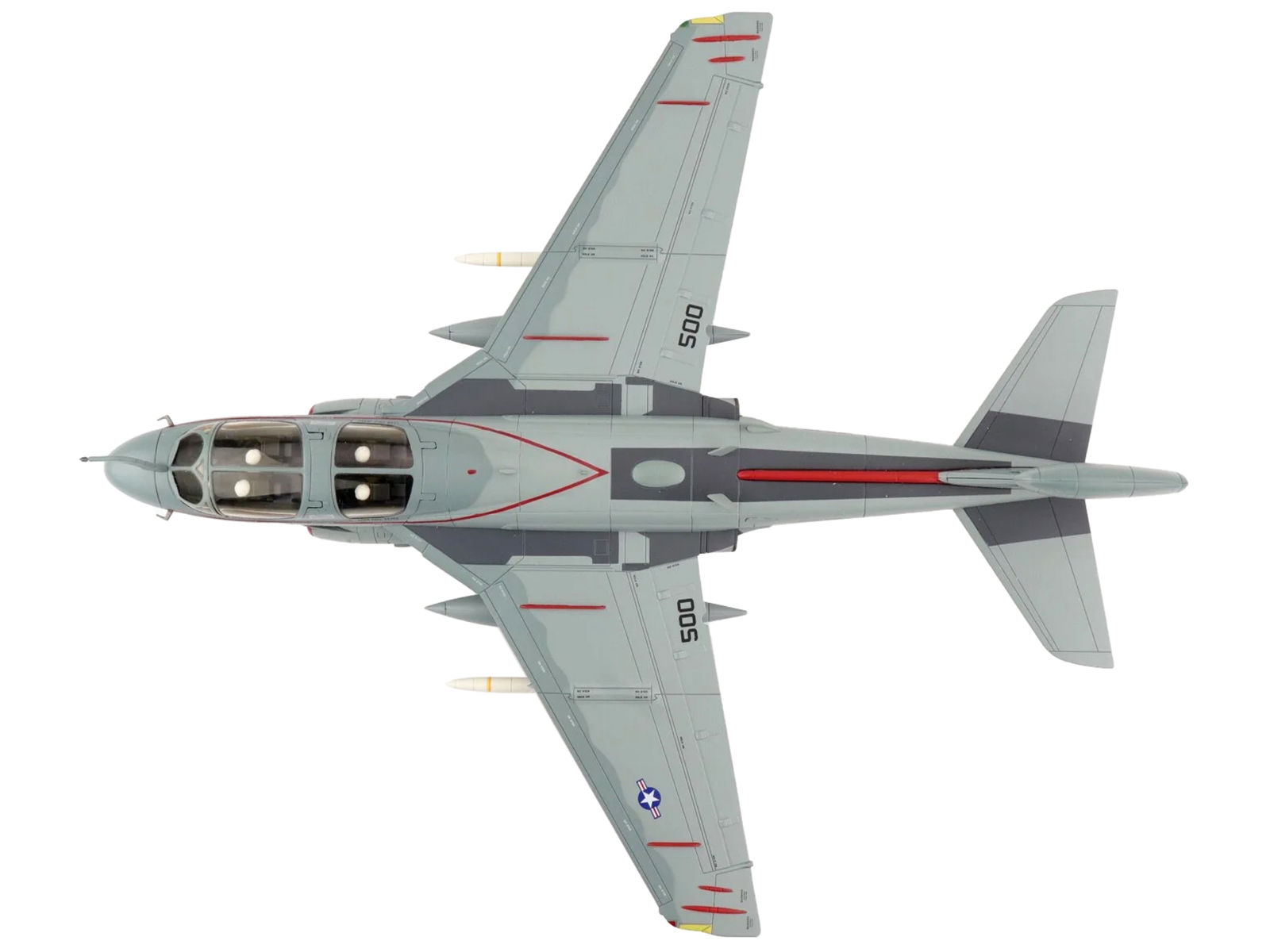 Grumman F-14B Tomcat Fighter Aircraft "VF-103 Jolly Rogers USS George Washington" (2000) United States Navy "Air Power Series" 1/72 Diecast Model by Hobby Master