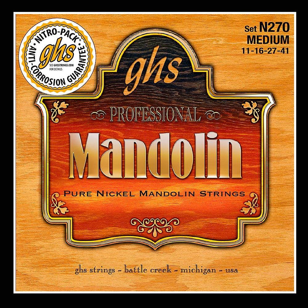 GHS Pure Nickel Mandolin Medium Strings