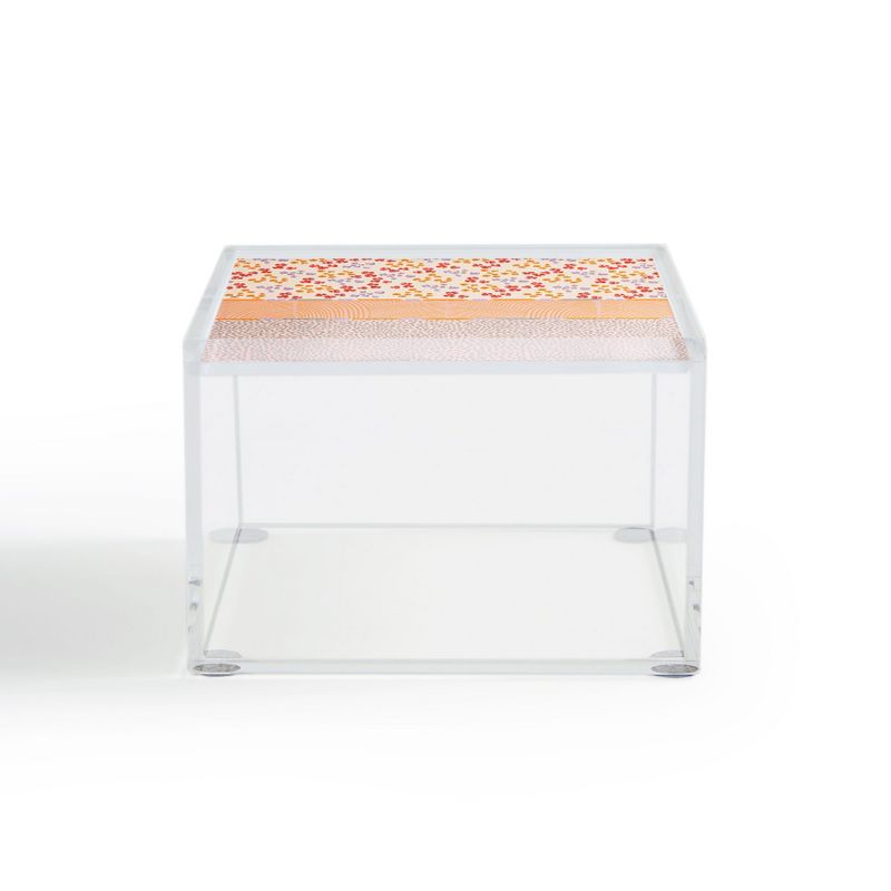Iveta Abolina Cosette Blush 4" x 4" Acrylic Box - Deny Designs