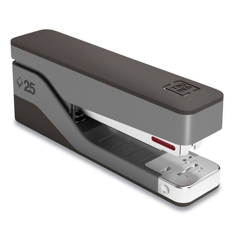 Tru Red Aluminum Half Strip Stapler, 25-Sheet Capacity, Each (TUD24418184)