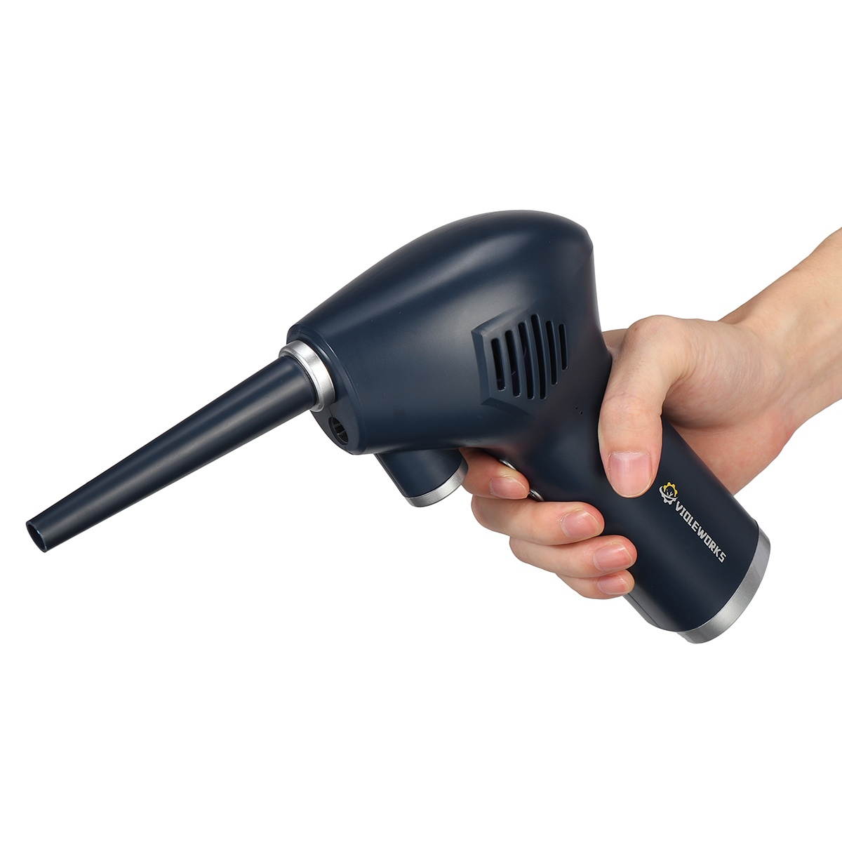 VIOLEWORKS 45000RPM Cordless Air Duster Air Blower High Pressure Cleaner for Computer Car Cleaning Tool-15000mah