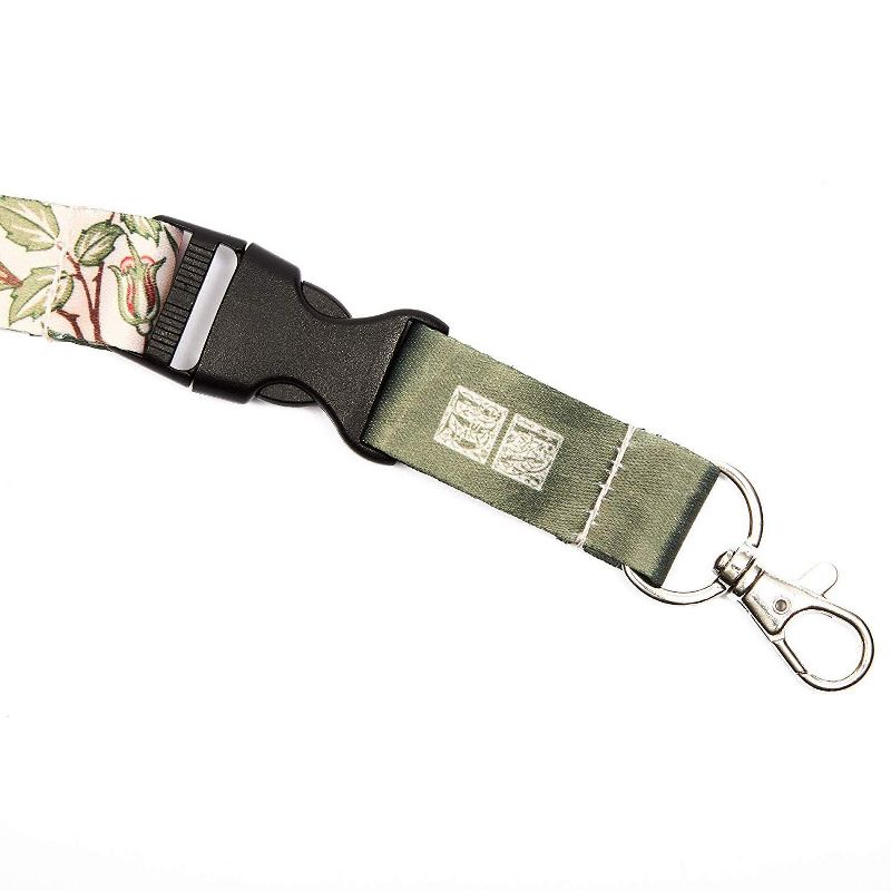The Gifted Stationary 6 Pack William Morris Design Neck Lanyard with Clasp Clip, 3 Designs (22.5 in)