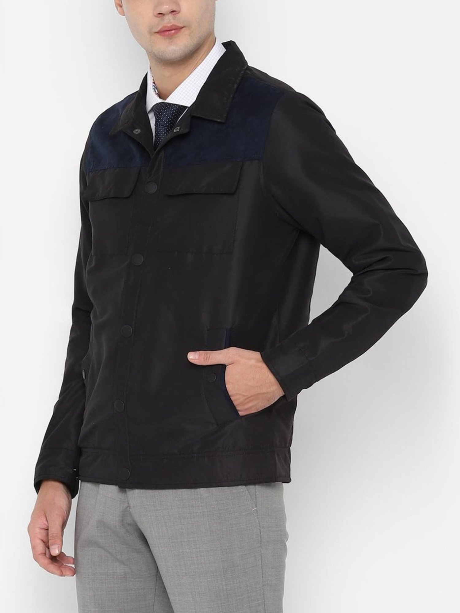 Simon Carter London Black Regular Fit Jacket