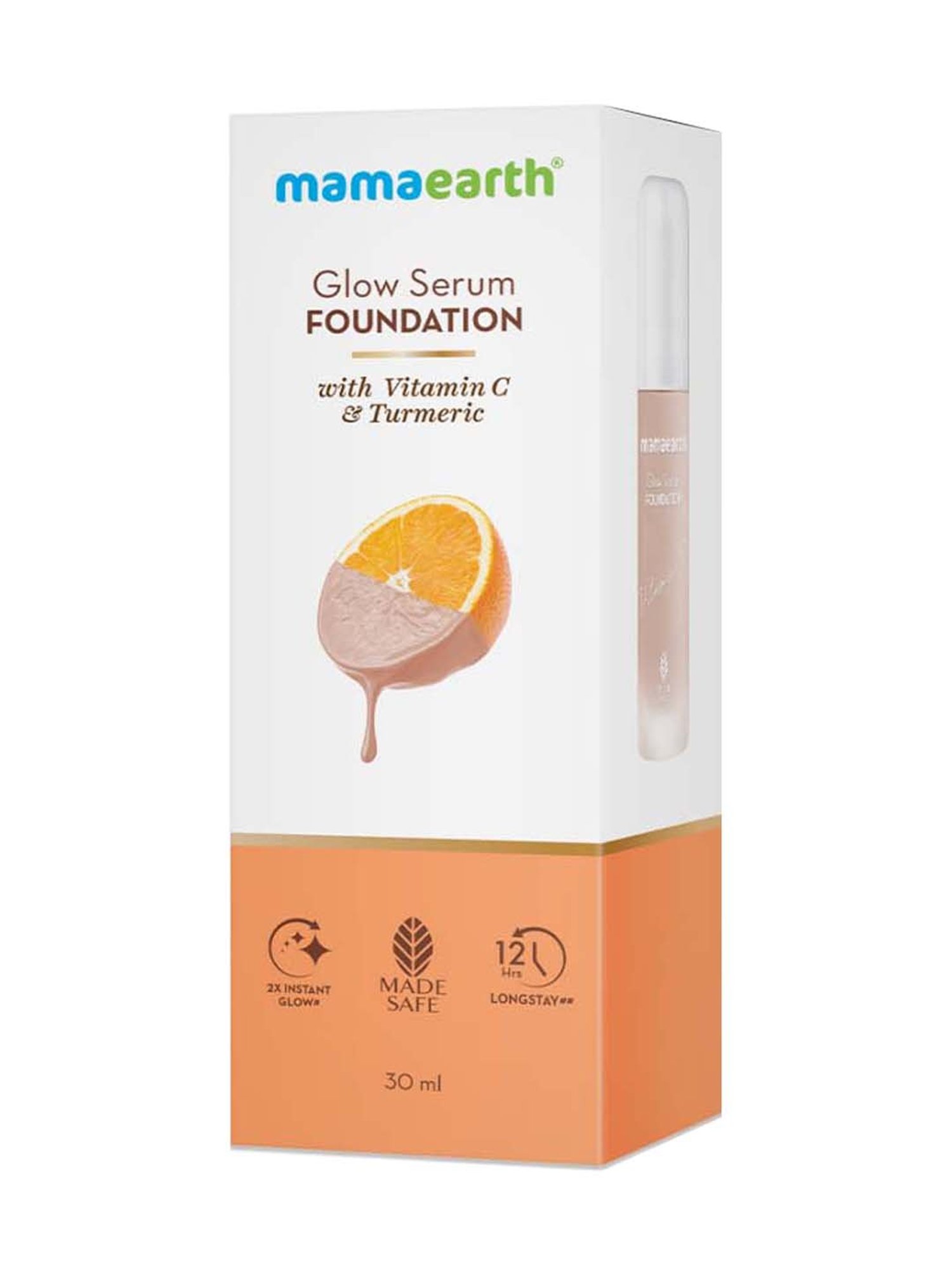 Mamaearth Glow Serum Foundation 01 Ivory Glow - 30 ml