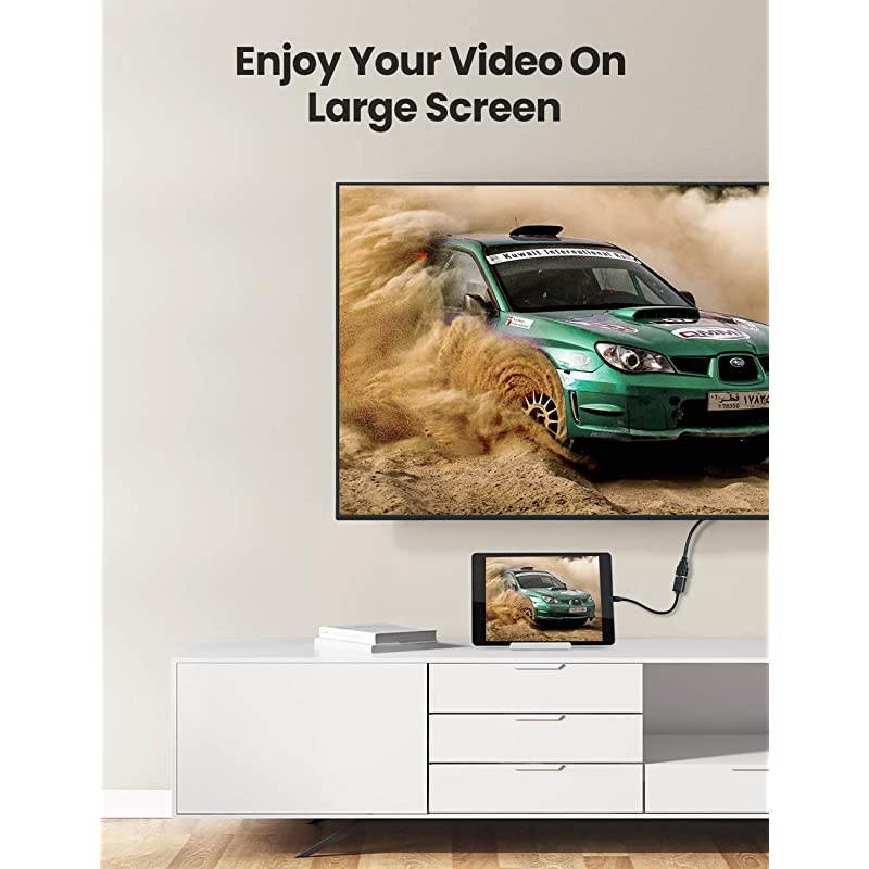 Micro HDMI to HDMI Cable Male to Female with Ethernet Type D to Type A Gold Plated Support 1080P 3D 4K Compatible with GoPro Hero 7 Black 5 4 6 Raspberry Pi 4 Sony A6000 Camera Nikon B500