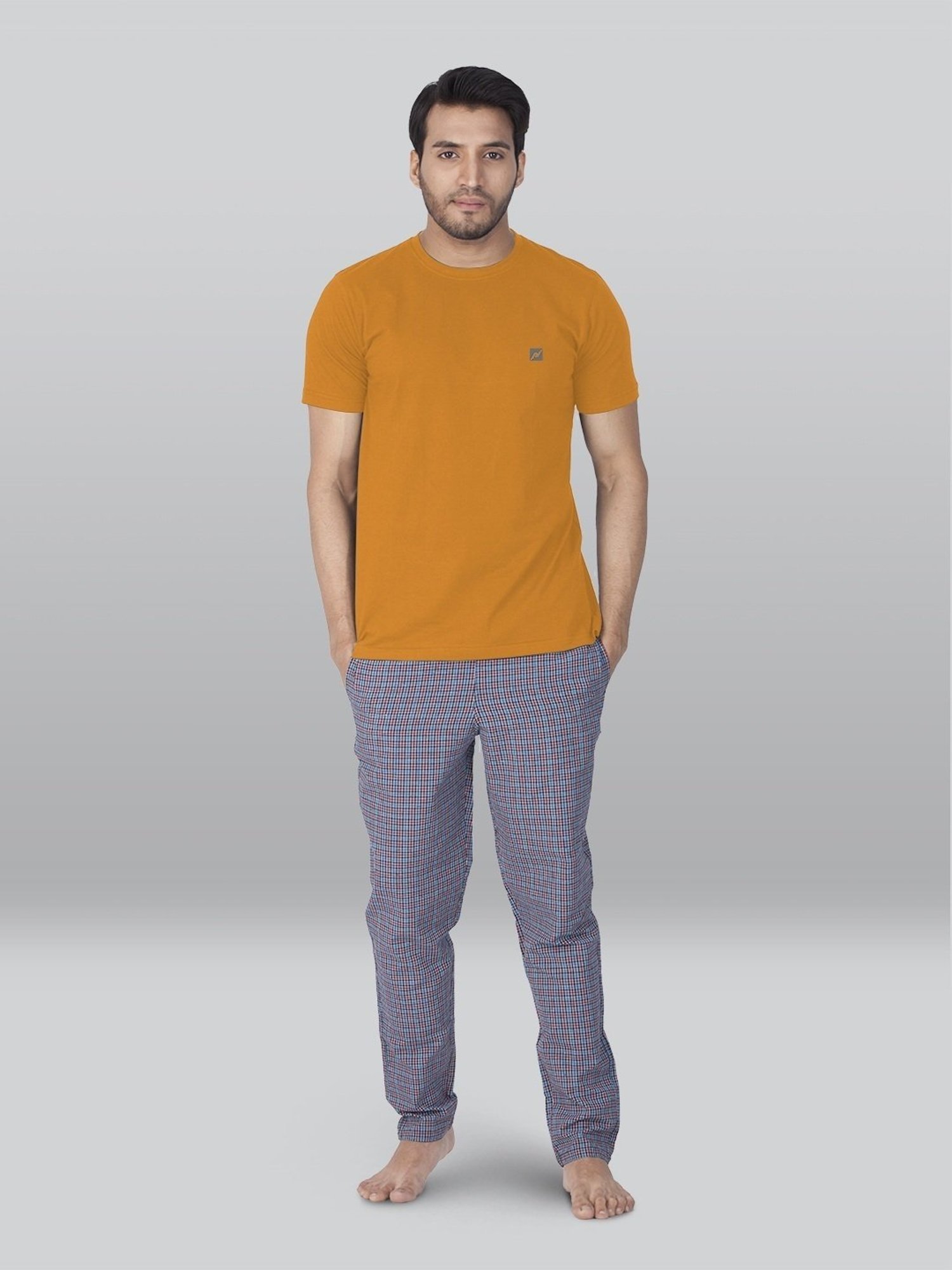 Lux Nitro Purple & Orange Regular Fit T-Shirt Pack of - 2