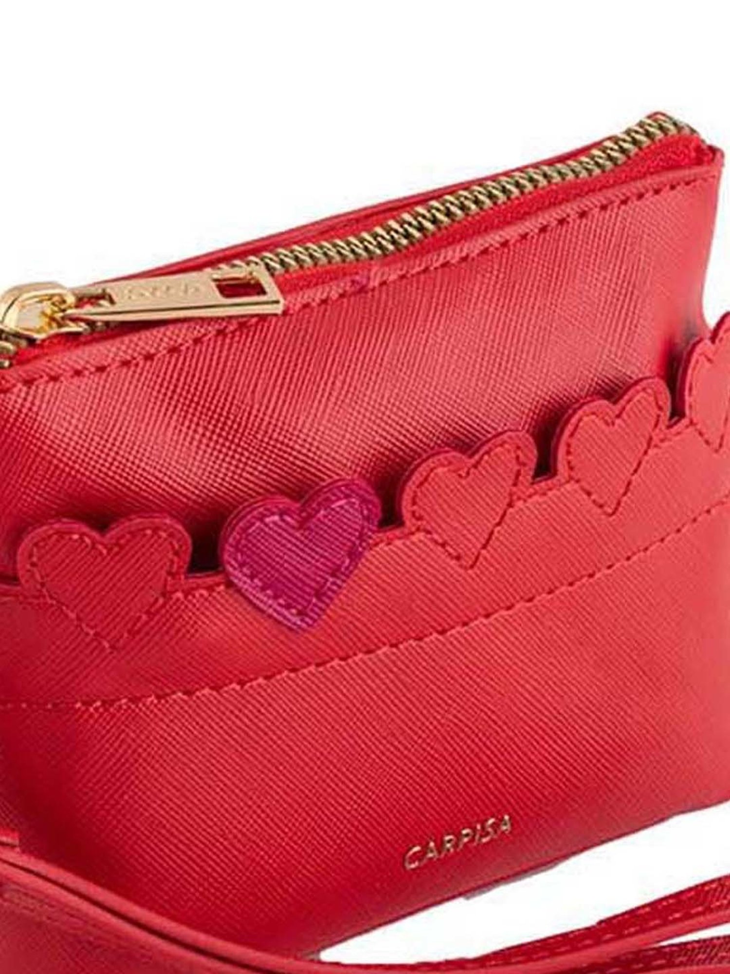 CARPISA Red Solid Coin Pouch