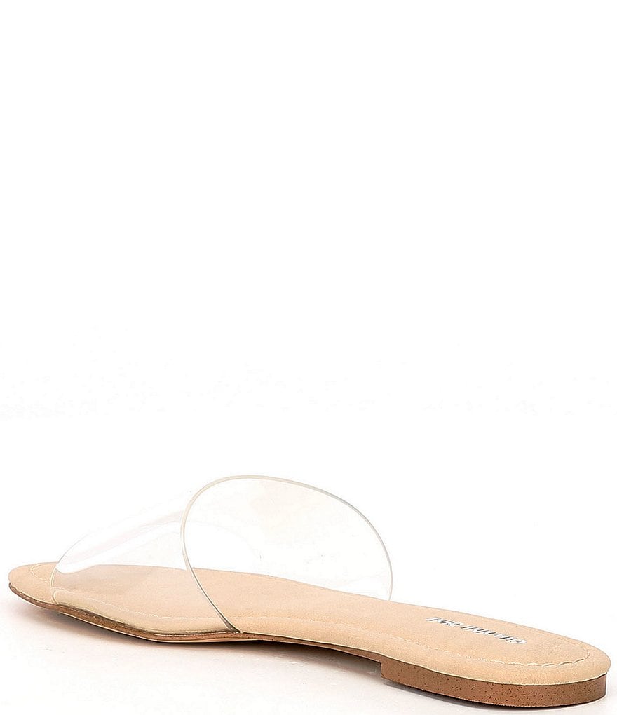 Gianni Bini Lottee Clear Vinyl Slides