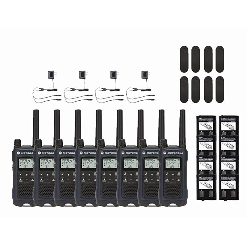 Talkabout T460 Two-Way Radio 22 Channel NOAA Walkie Talkies 8-PACK