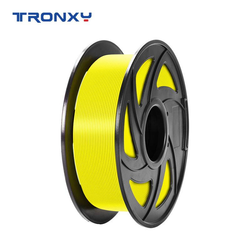TRONXY PLA 3D Printer Filament 1.75mm Dimensional Accuracy +/- 0.05mm 1kg(2.2lbs) Spool, Yellow