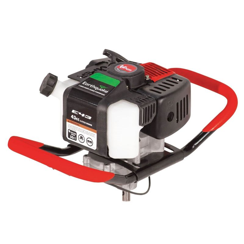 Earthquake Gas Engine Earth Auger Powerhead w/ 2-Inch Fishtail Hole Digger Bit