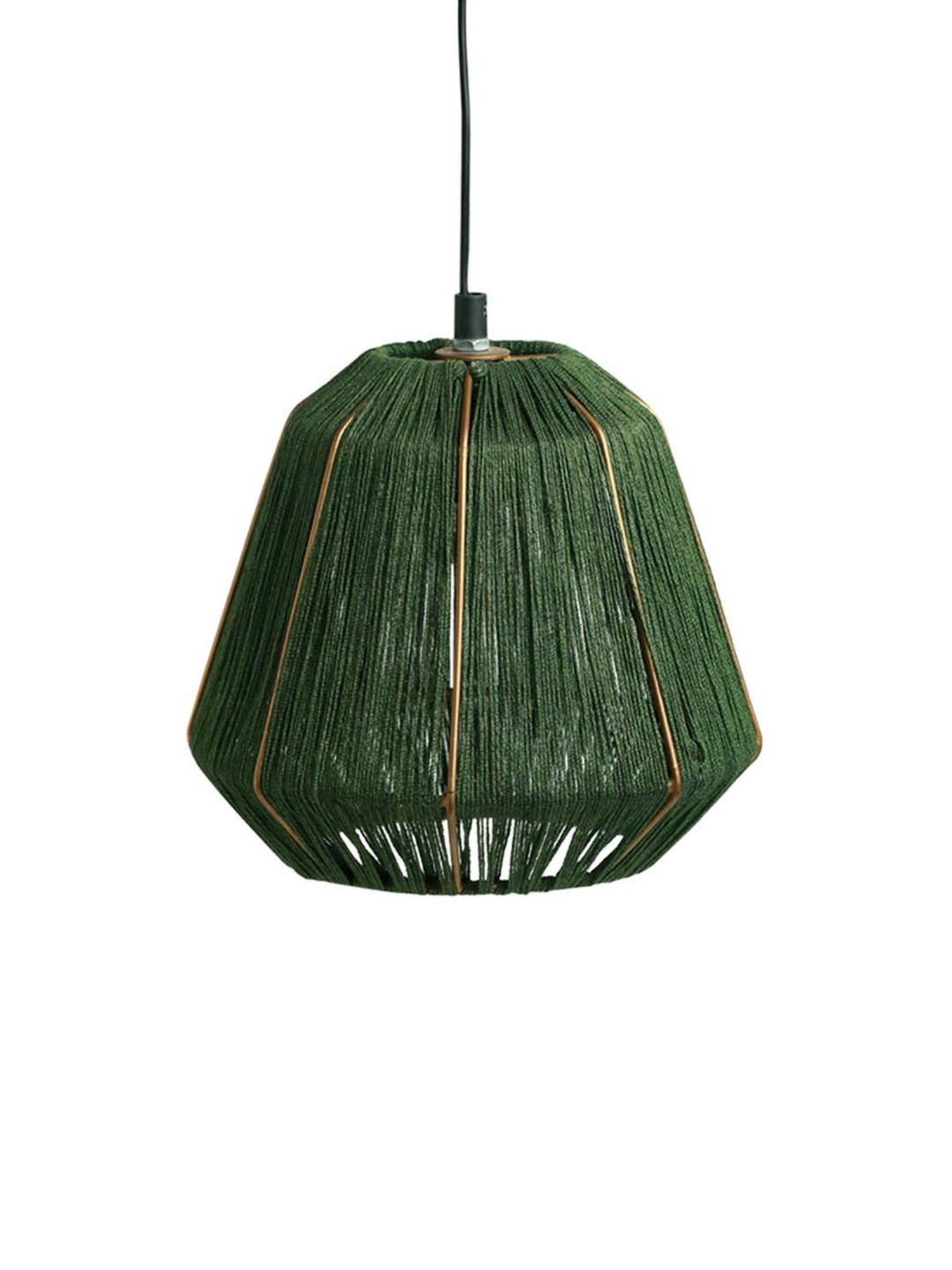 ExclusiveLane Illuminations Brown Jute Handwoven Hanging Pendant Lamp