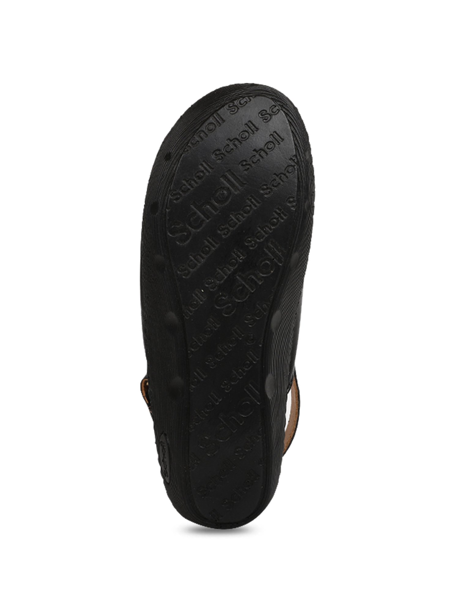 Scholl by Bata Women's Black Back Strap Sandals