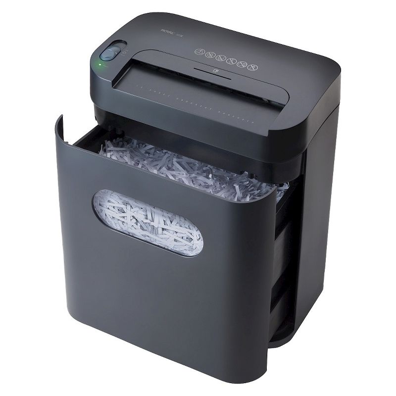 Royal 10-Sheet Cross Cut Paper Shredder with Pullout Basket
