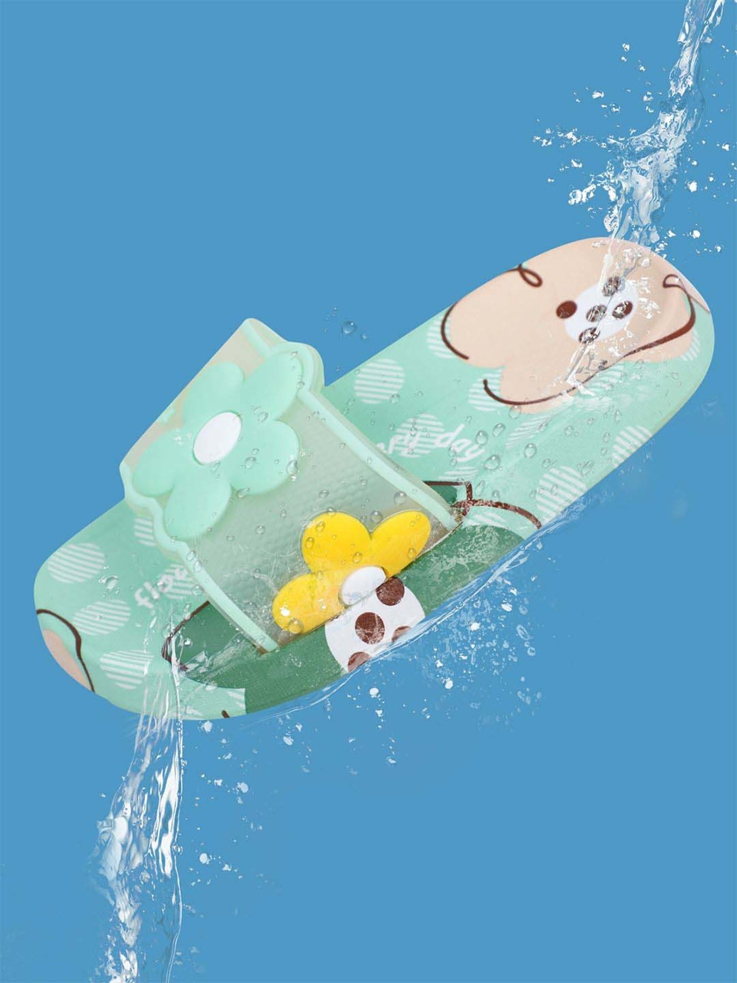 Baby Moo Unisex Sea Green Casual Slip on