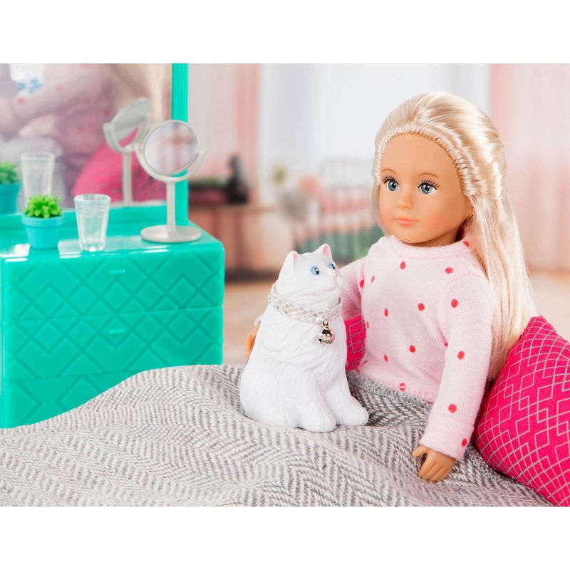 Lori Dollhouse Furniture for 6" Dolls - Cozy Bedroom Set